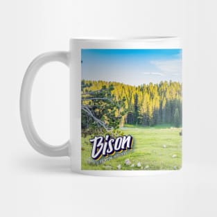 Bison at Yellowstone Mug